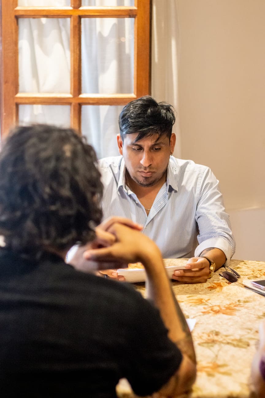 Persona en consulta